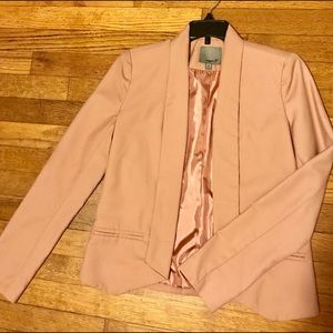Blush color woman’s blazer